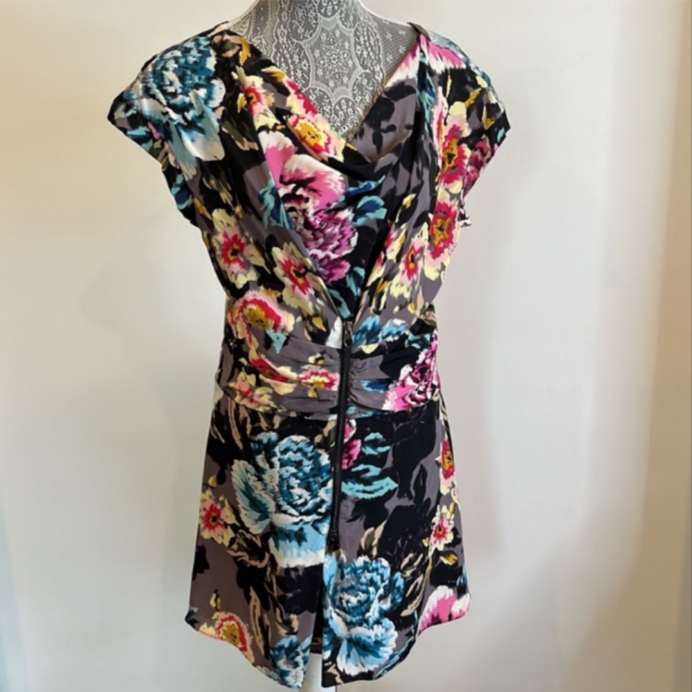 Lush Gorgeous Ted Baker Silk Floral Mini Dress